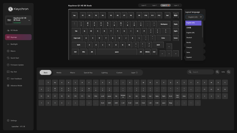 How to Set Keymap Language on Launcher