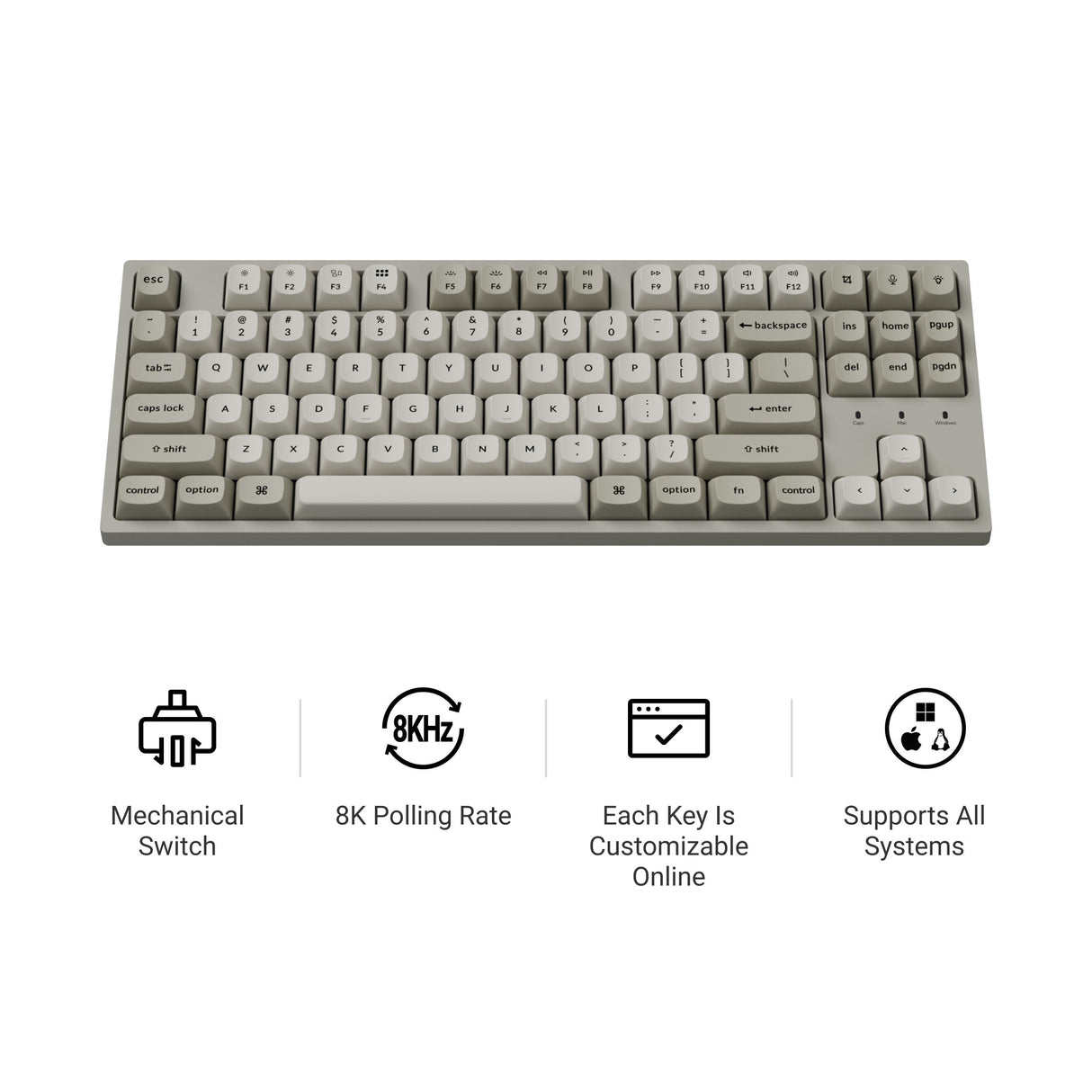 Keychron C1 PRO 8K Iconic Features
