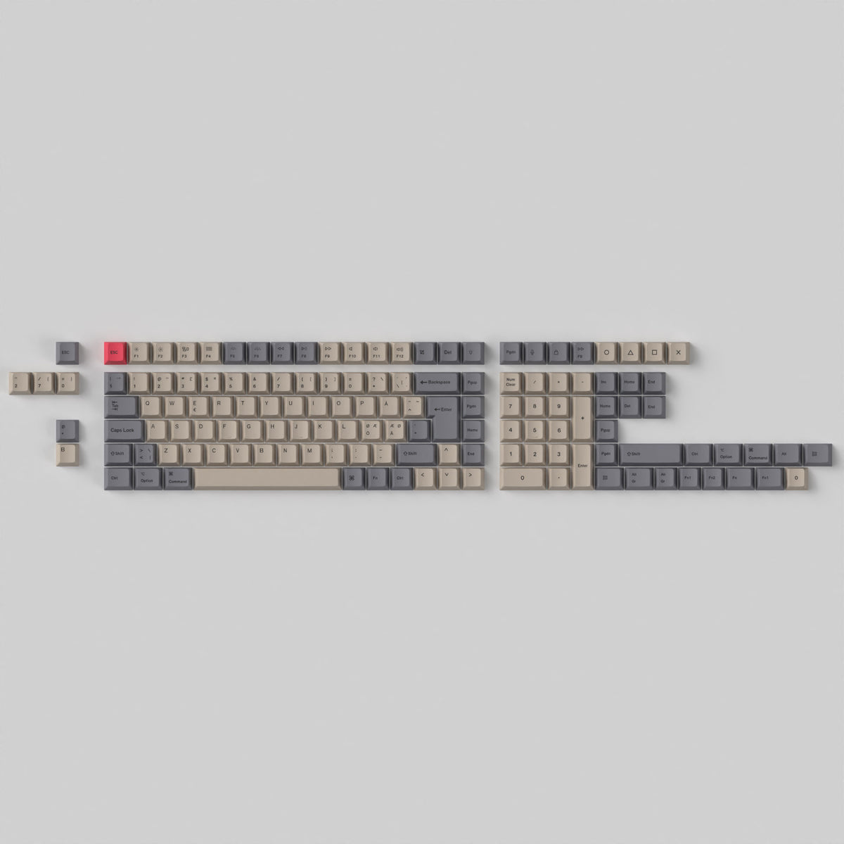Comic Mixed-Light Keycaps Dye-Sub PBT Cherry Profile Double Print 131 Keys DE/FR Comic Mixed-Light Keycaps Dye-Sub PBT Cherry Profile Double Print 131 Keys DE/FR