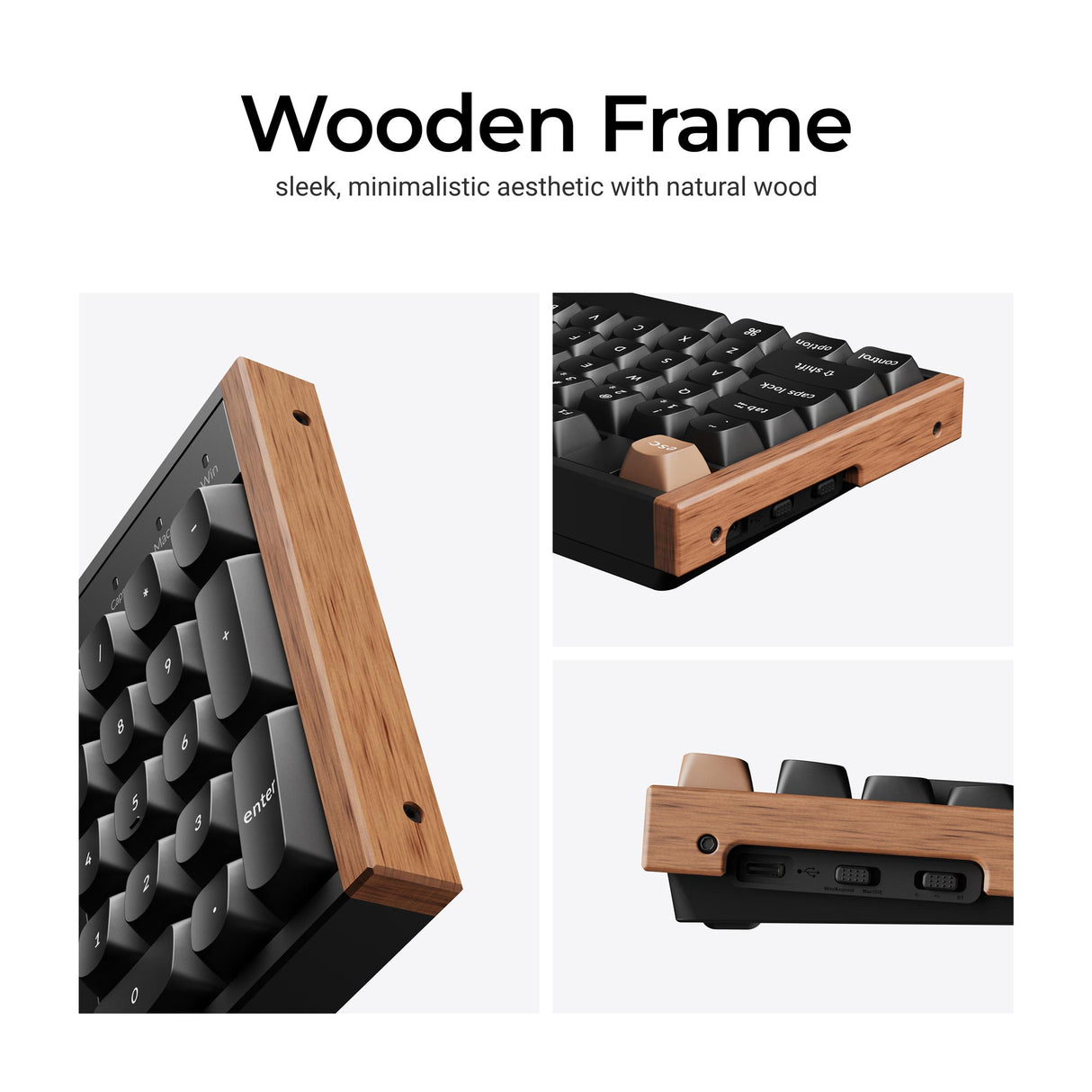 Keychron K10 HE Wooden Frame