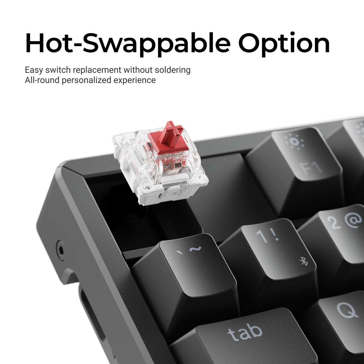 Keychron K10 QMK Wireless Mechanical Keyboard (Version 2) Hot-swappable Option