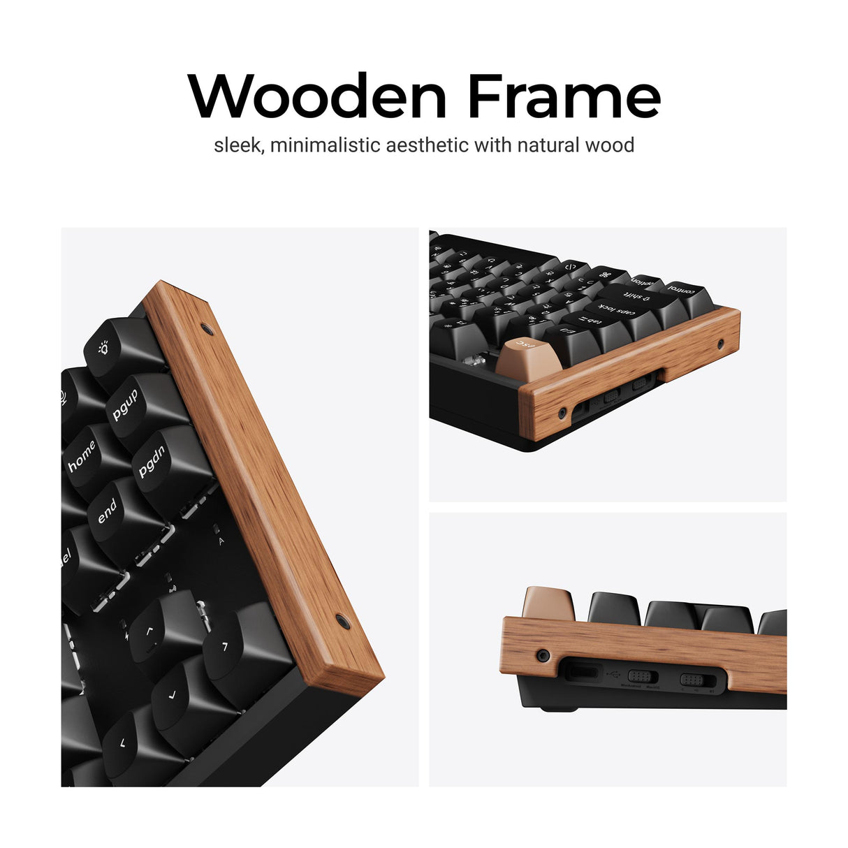 Keychron K8 HE Wooden Frame