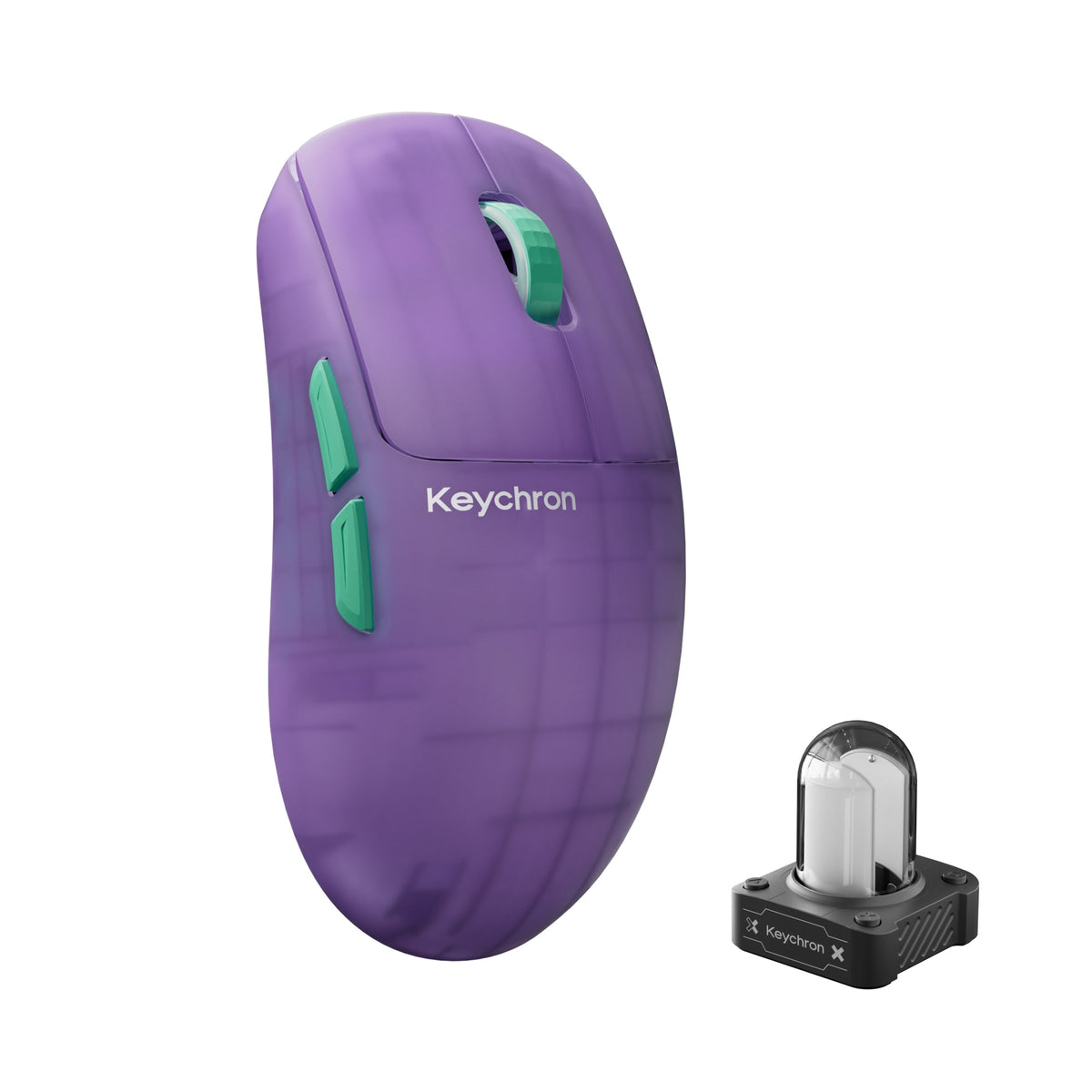 Keychron-G6-HE-UltraLight-Wireless-Mouse-Frosted-Lavender