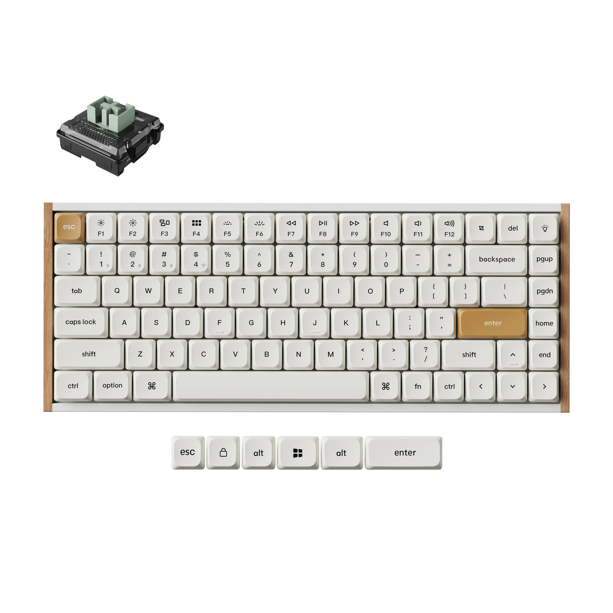 Keychron K3 HE Swappable RGB Backlight - White (Special Edition)