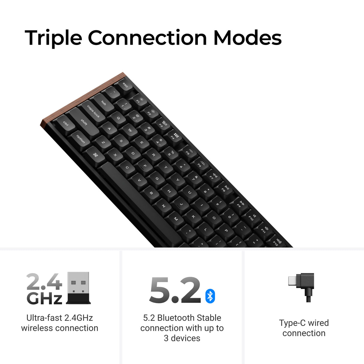 Keychron K5 Ultra 8K Wireless Custom Mechanical Keyboard