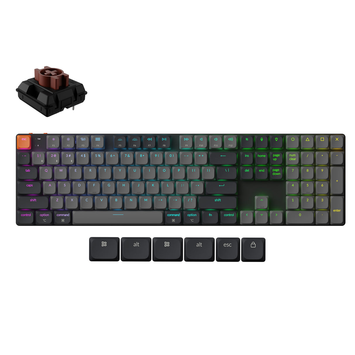 Keychron-K5-Version-2-QMK-Ultra-Slim-Wireless-Custom-Mechanical-Keyboard-Brown-Switch-with-RGB-Backlight