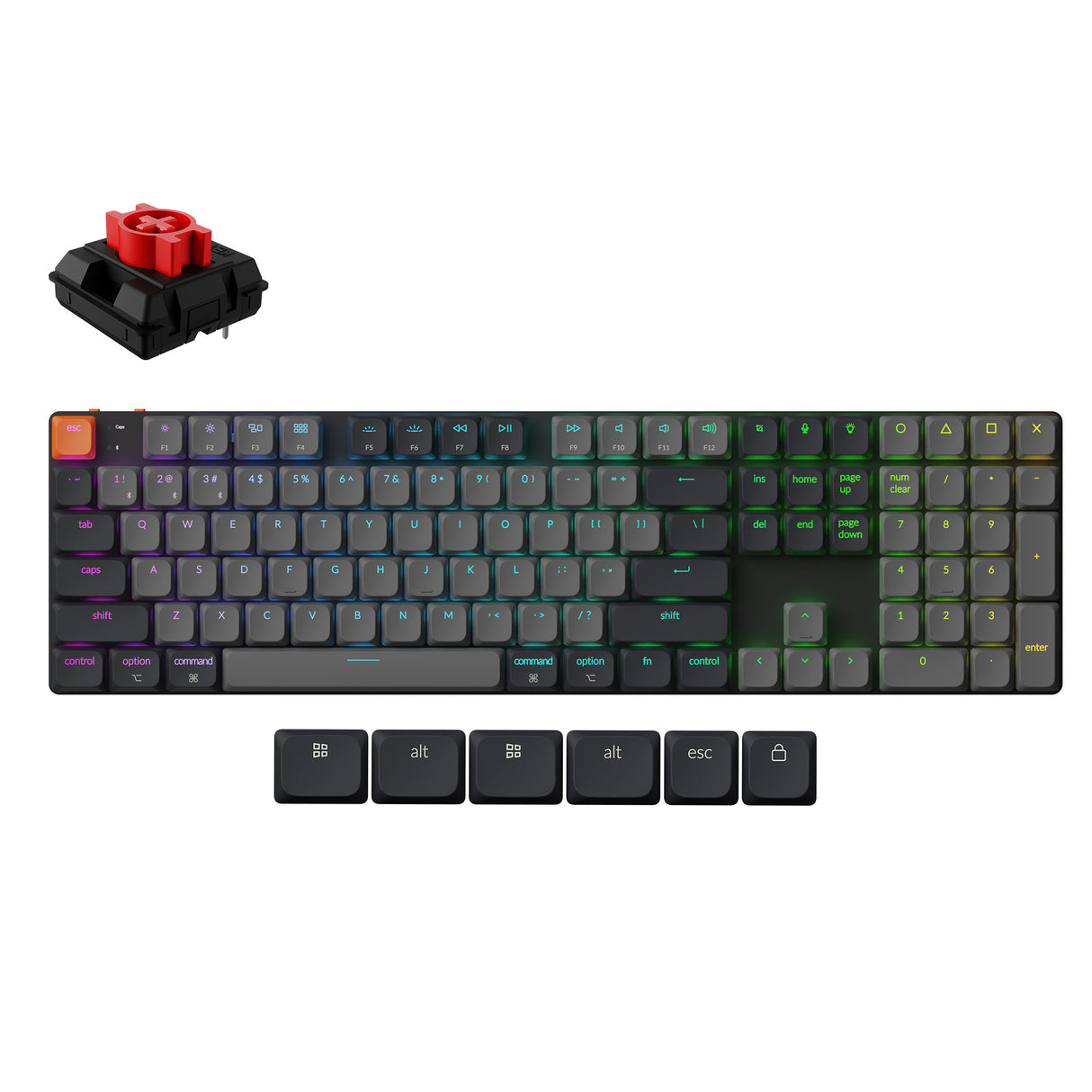 Keychron-K5-Version-2-QMK-Ultra-Slim-Wireless-Custom-Mechanical-Keyboard-Red-Switch-with-RGB-Backlight