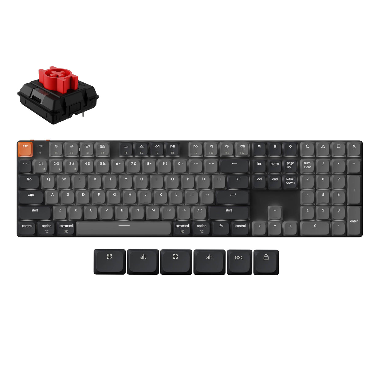 Keychron K5 QMK Wireless Mechanical Keyboard (Version 2)