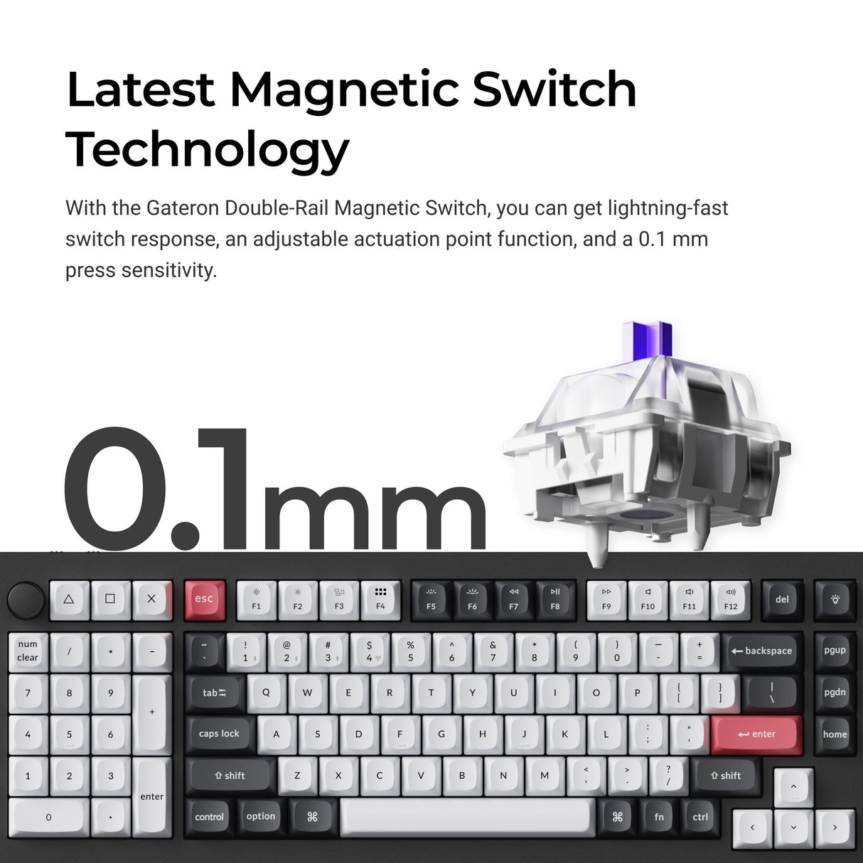 Keychron-Q12-HE-QMK-Wireless-Custom-Keyboard-Full-Aluminum-Frame-Double-Rail-Magnetic-Nebula-Switch-Magnetic-Switch