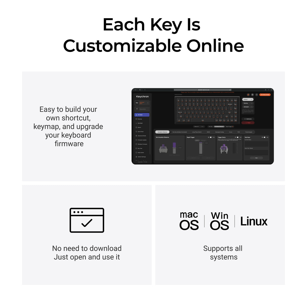 Keychron K15 Max (Alice Layout) QMK Wireless Custom Mechanical Keyboard