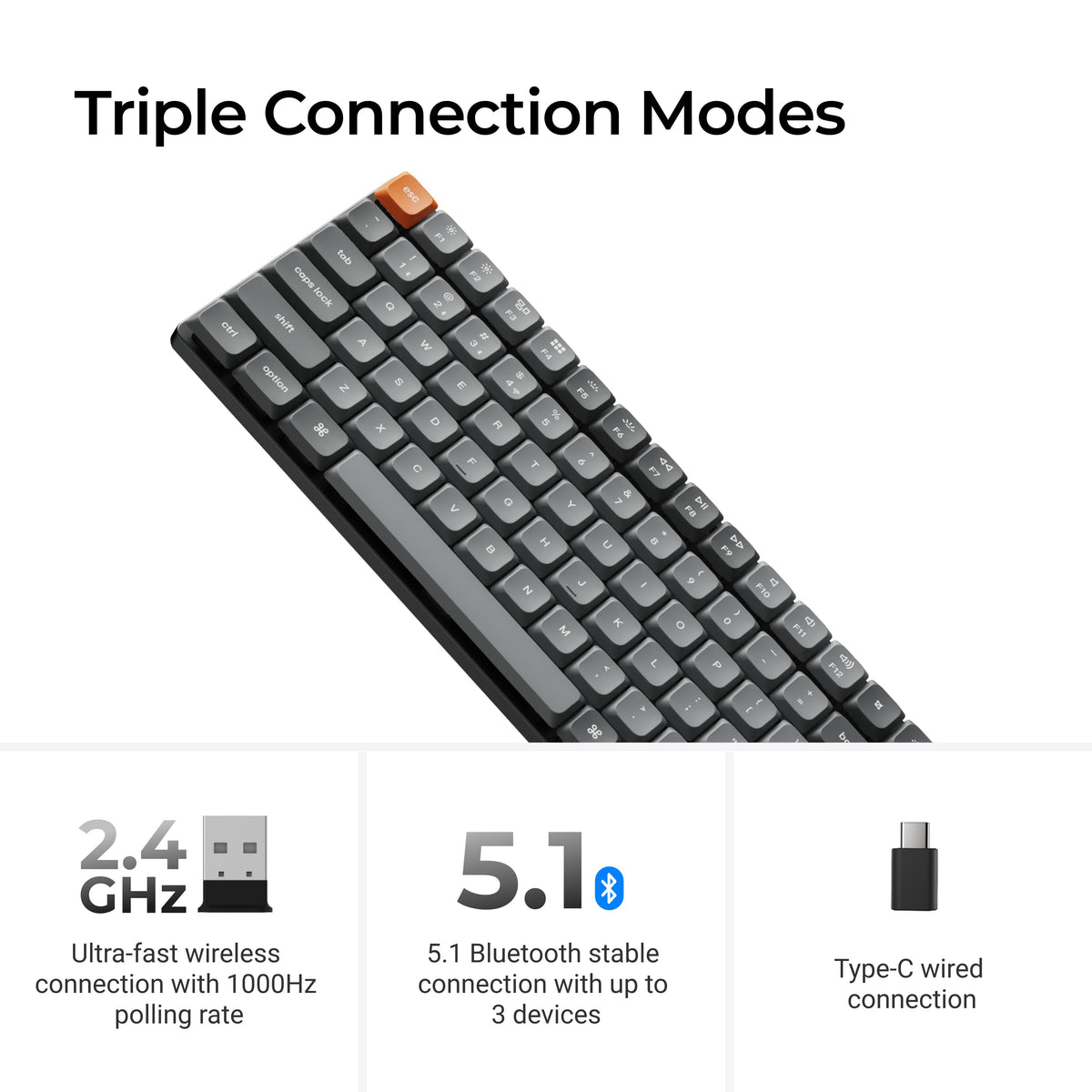 Keychron K17 Max QMK Wireless Custom Mechanical Keyboard