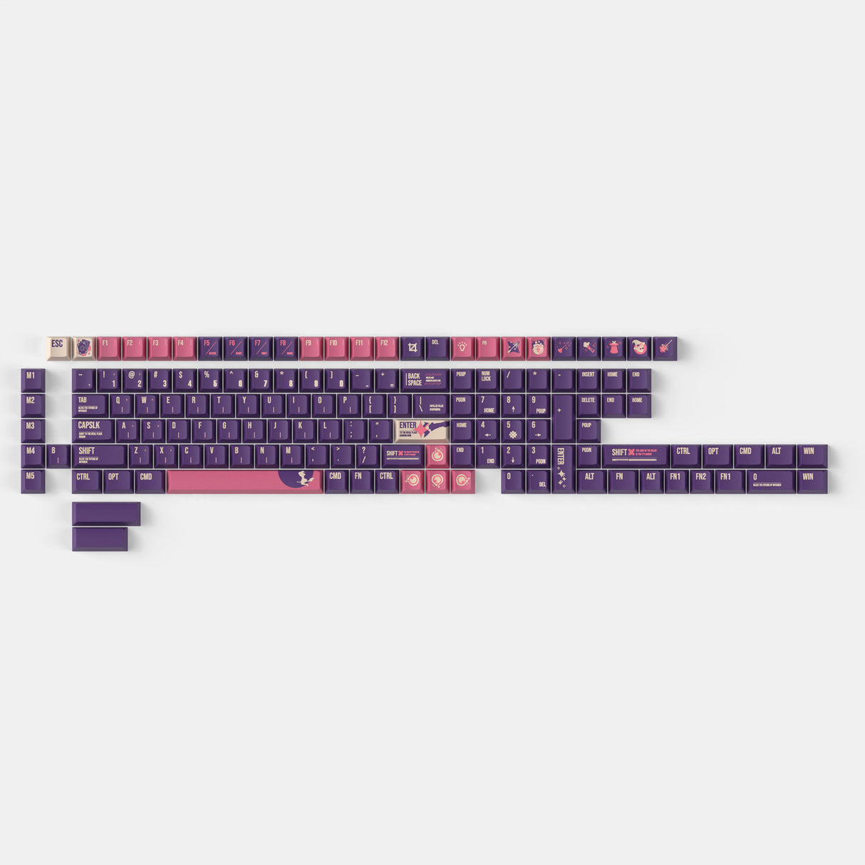 Lunar Witch - Cherry Profile Dye-Sub PBT Full Keycap Set