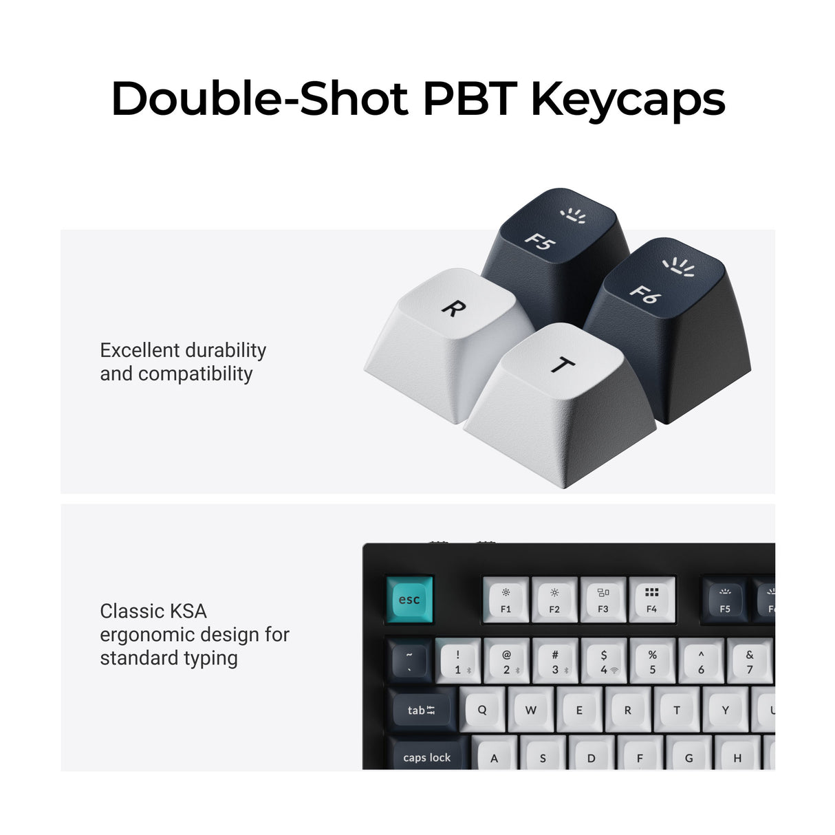 Keychron Q5 Max Double-shot PBT Keycaps