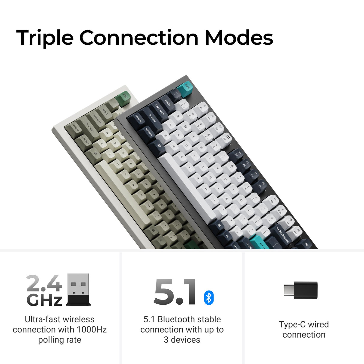 Keychron Q5 Max Triple Connection Modes
