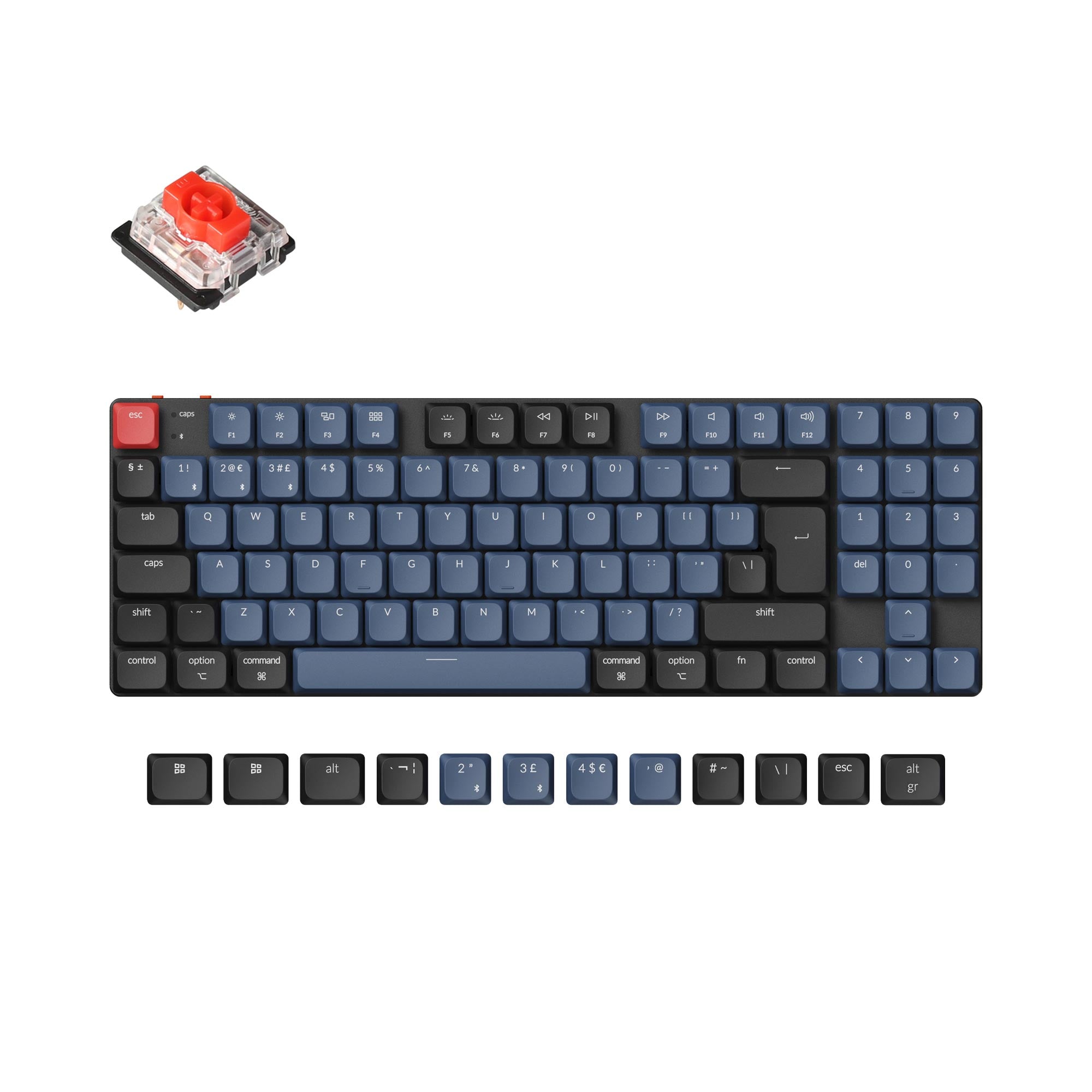 Keychron K13 Pro nuphy gateron wisteria版 Some observations re Gateron/NuPhy Wisteria vs KS-27 Brown