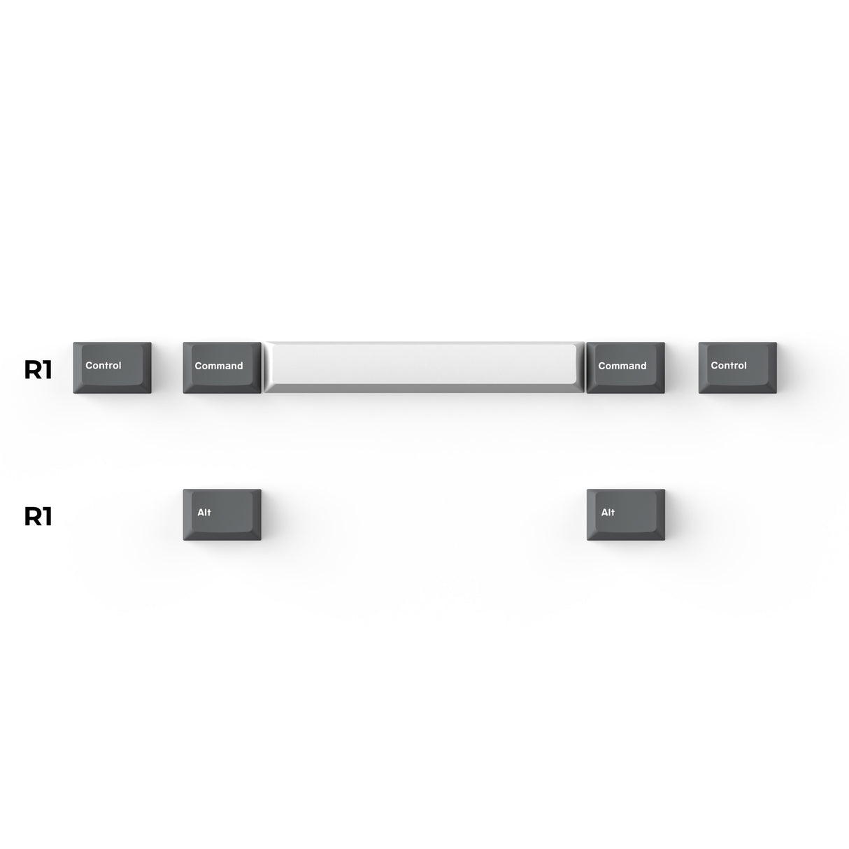 Keychron double-shot PBT Cherry full set keycap set win-key-less layout