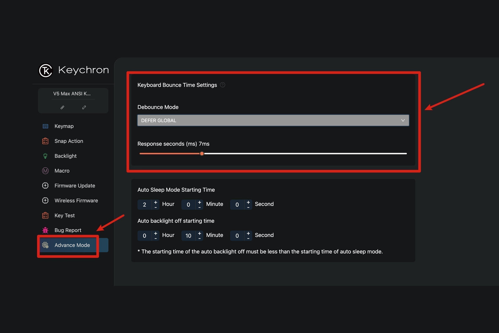 How to Set Keyboard Bounce Time on Launcher