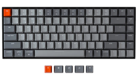 Keychron K2 wireless mechanical keyboard for Mac Windows iOS Gateron switch with type-C RGB white backlight