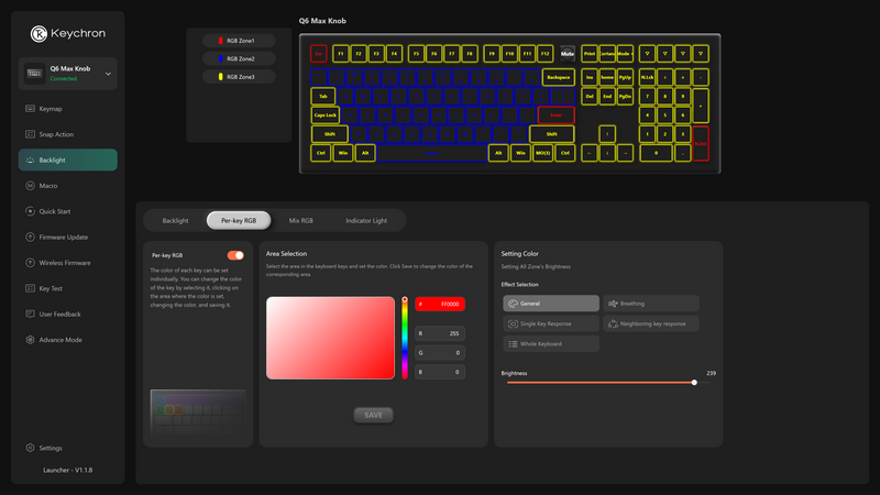 How to Set Per-key RGB on Launcher