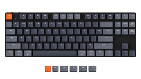 Keychron K1 SE ultra slim wireless mechanical keyboard low profile Gateron switch RGB backlight for mac and windows