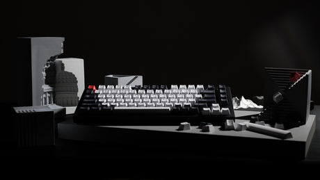 Keychron Q1 comes with south-facing RGB, Screw-in stabilizers, and sound absorbing foams.