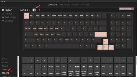 How to lock the Windows key on a Keychron QMK/VIA keyboard