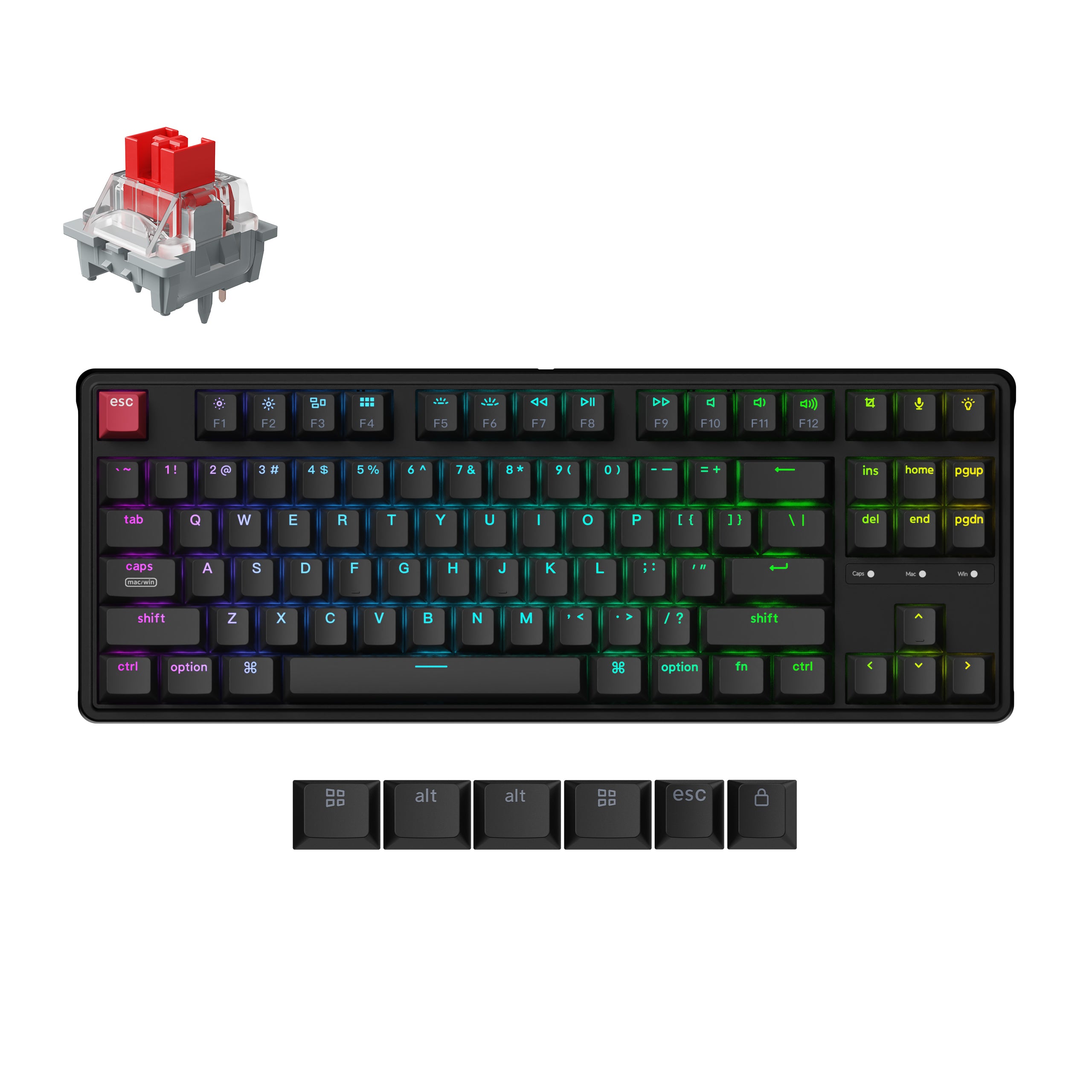 Keychron C3 Pro 8K QMK Wired Custom Mechanical Keyboard