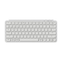 Keychron B1 Pro Ultra Slim Wireless Keyboard 75 Percent Layout for Mac Windows and Android Ivory White