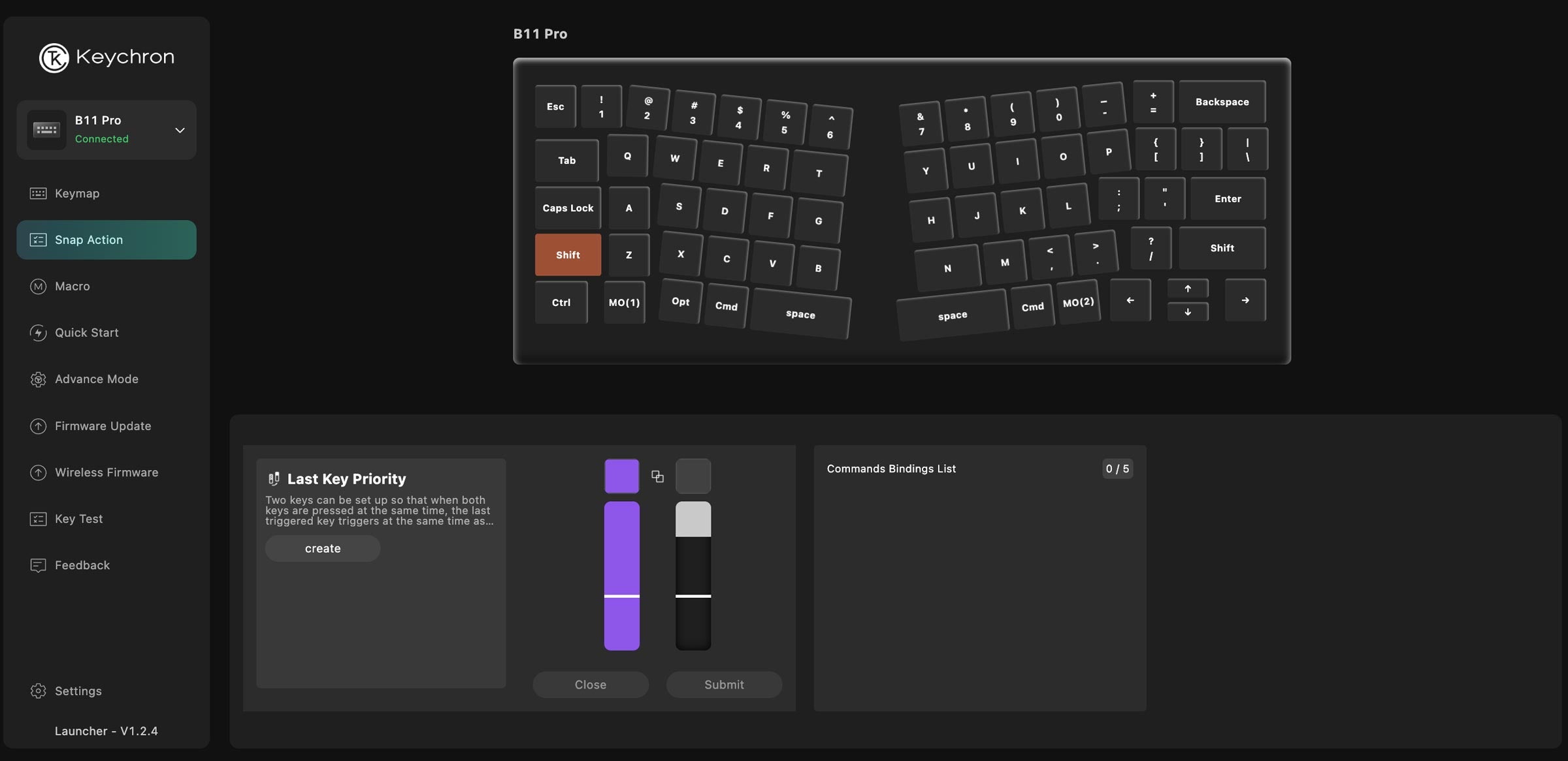 Keychron B11 Pro Ultra-Slim Wireless Foldable Keyboard