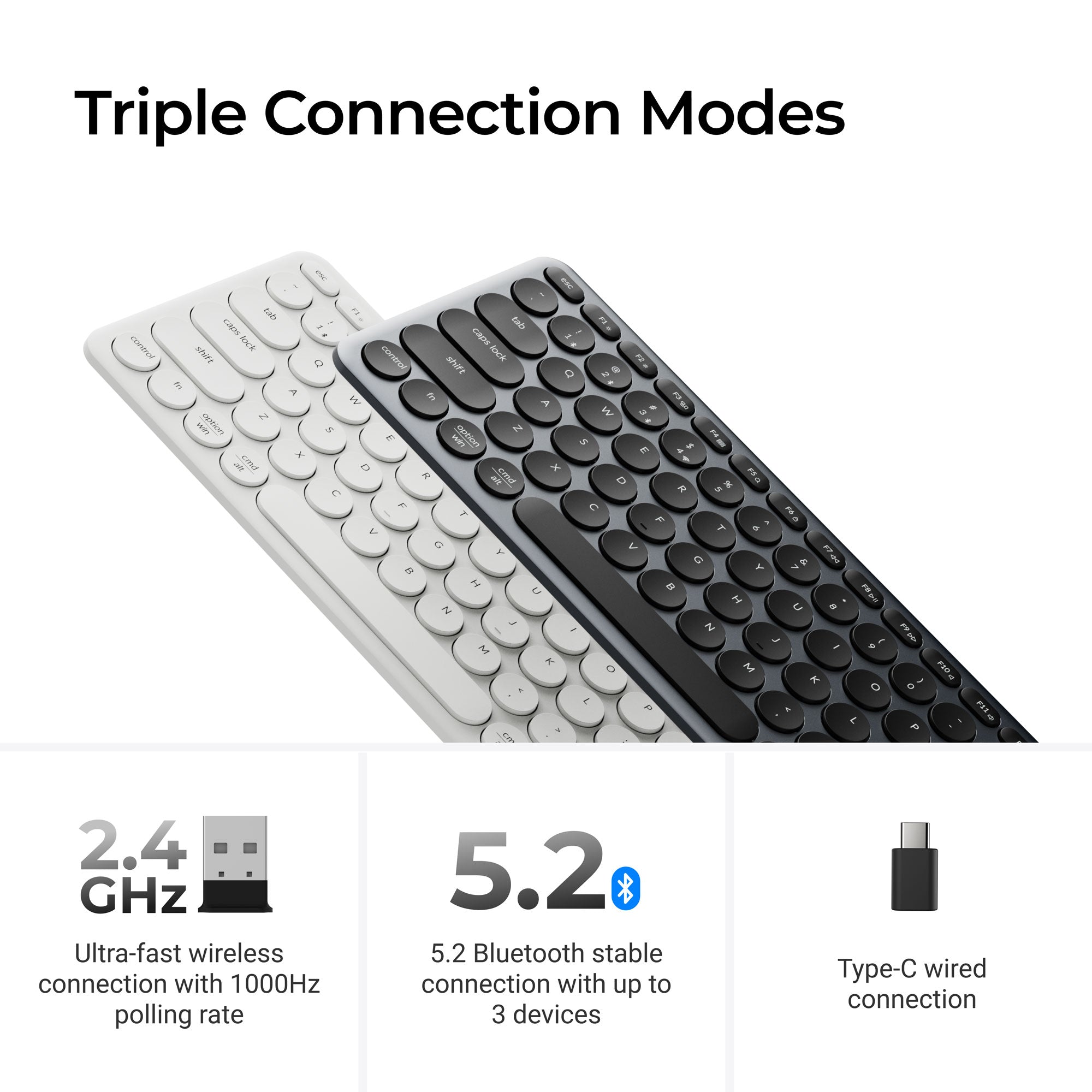 Keychron B4 Pro Ultra-Slim Wireless Keyboard keyboard image