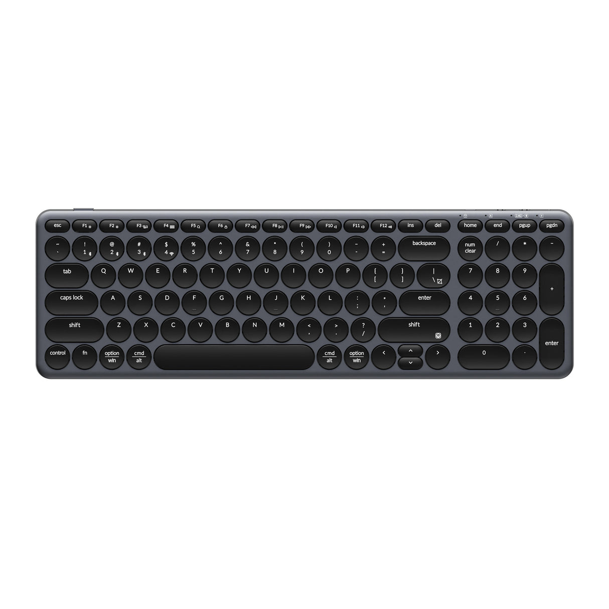 B4 Pro Ultra-slim Wireless Keyboard Space Gray