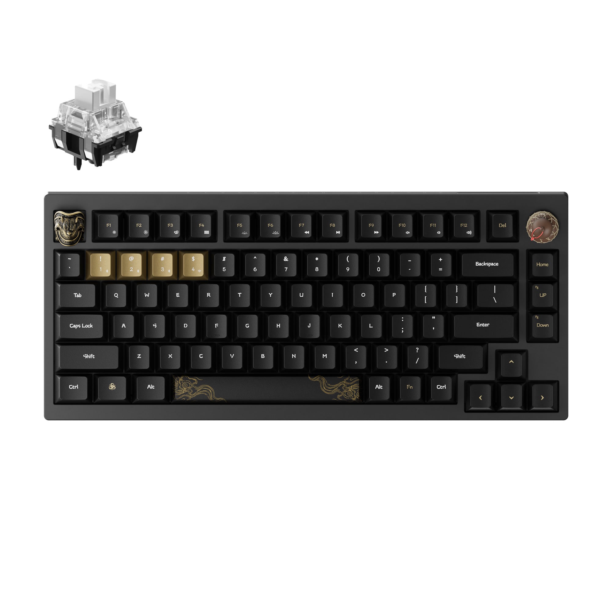 Black Myth Wukong Wireless Mechanical Keyboard keyboard image
