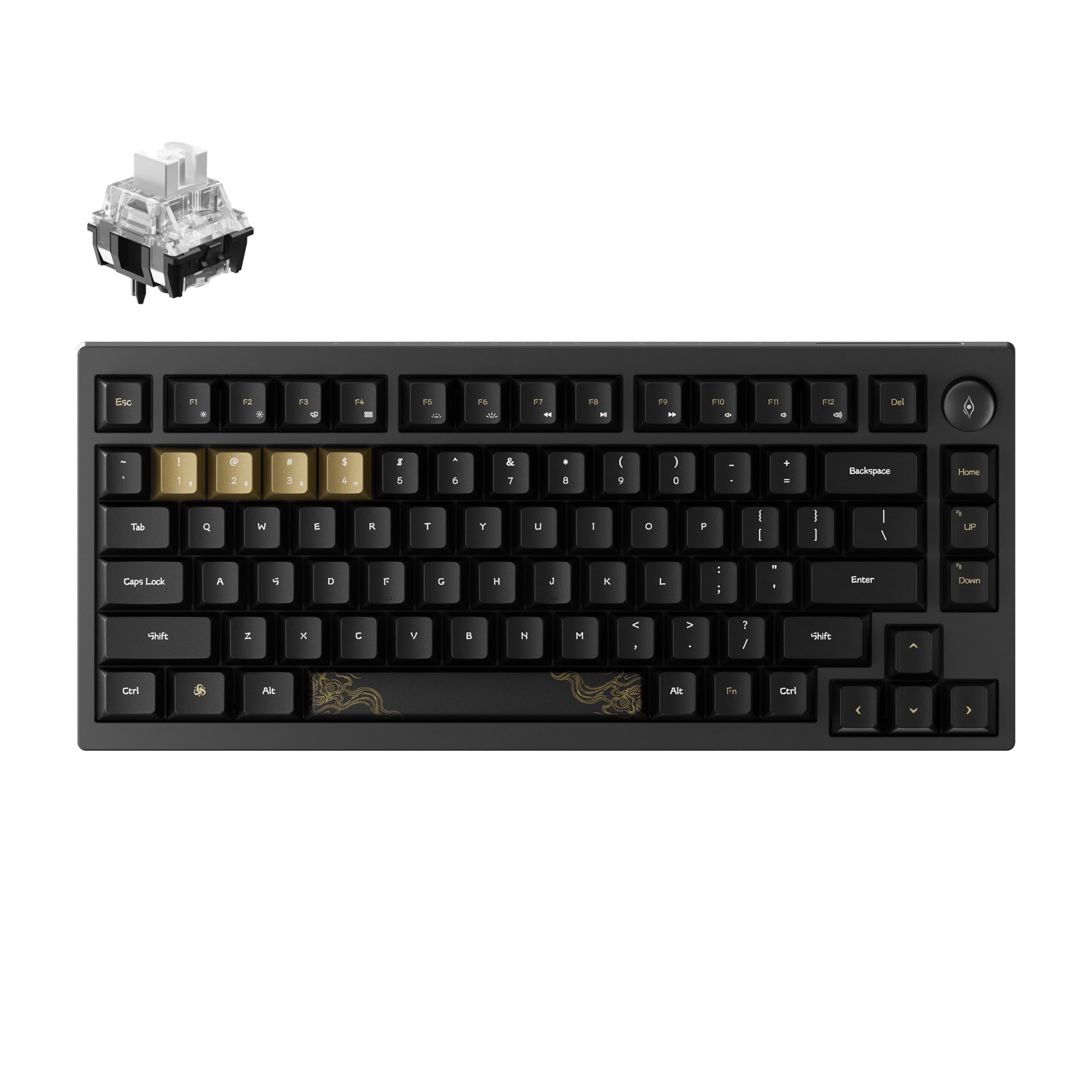 Keychron Black Myth Woukong キーボード Black-Myth-Wukong-Wireless-