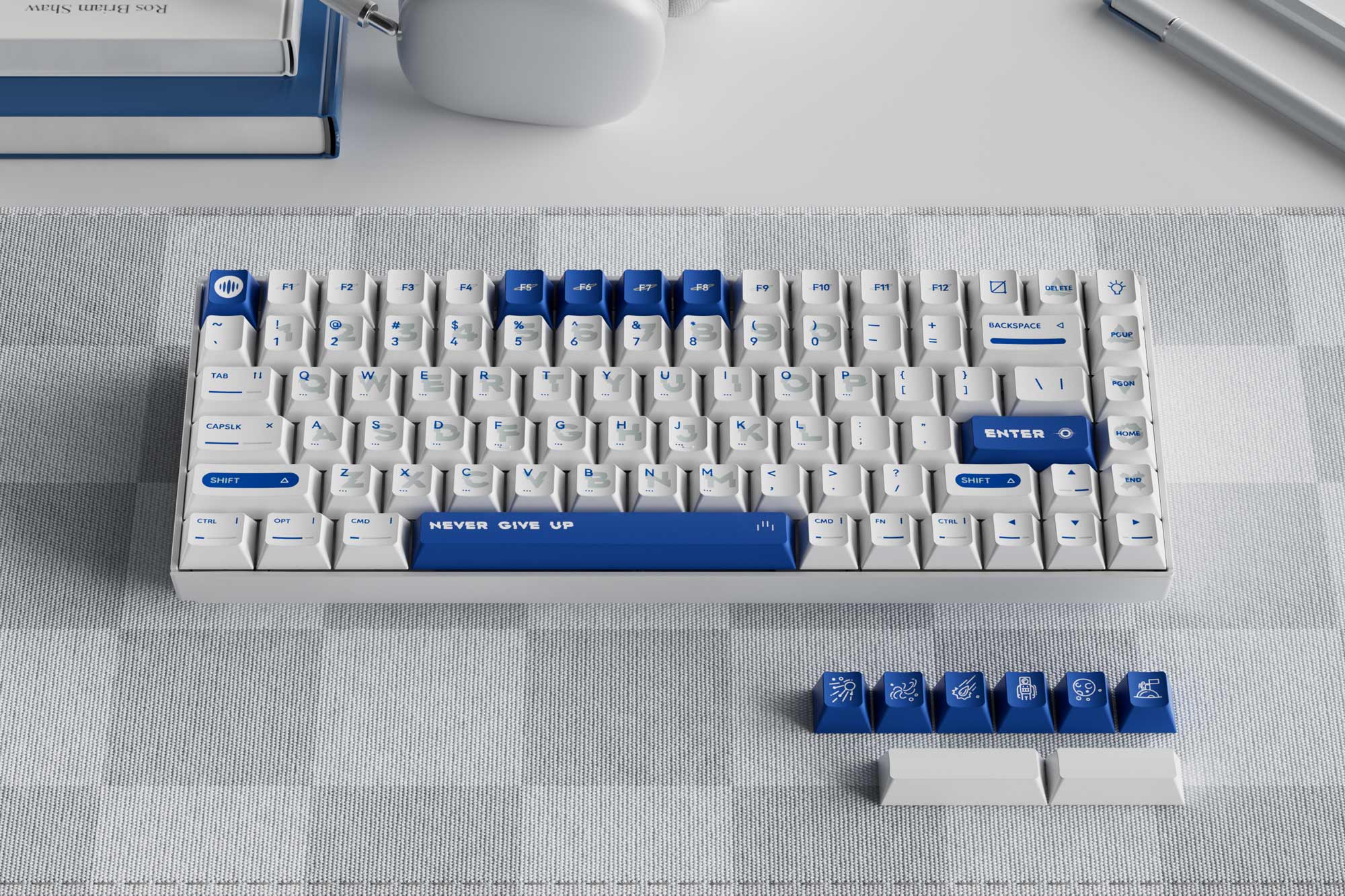 Blue Planet Dye-Sub PBT Full Keycap Set - Thumbnail 3