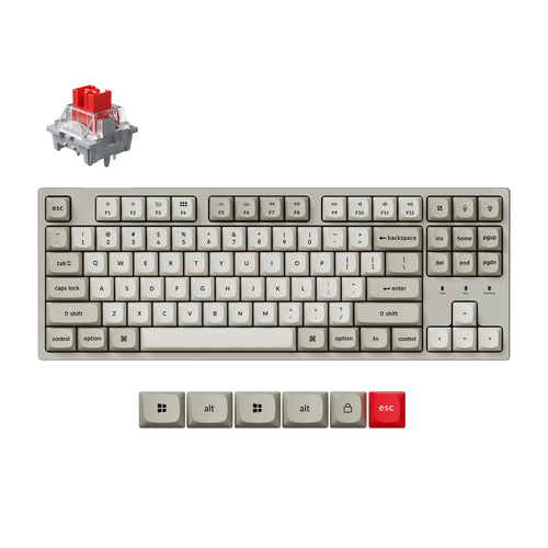 Keychron C1 Pro 8K QMK Wired Custom Mechanical Keyboard