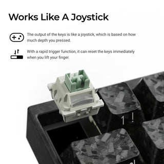 Keychron Carbon 60 HE 8K Wired Magnetic Switch Keyboard keyboard image