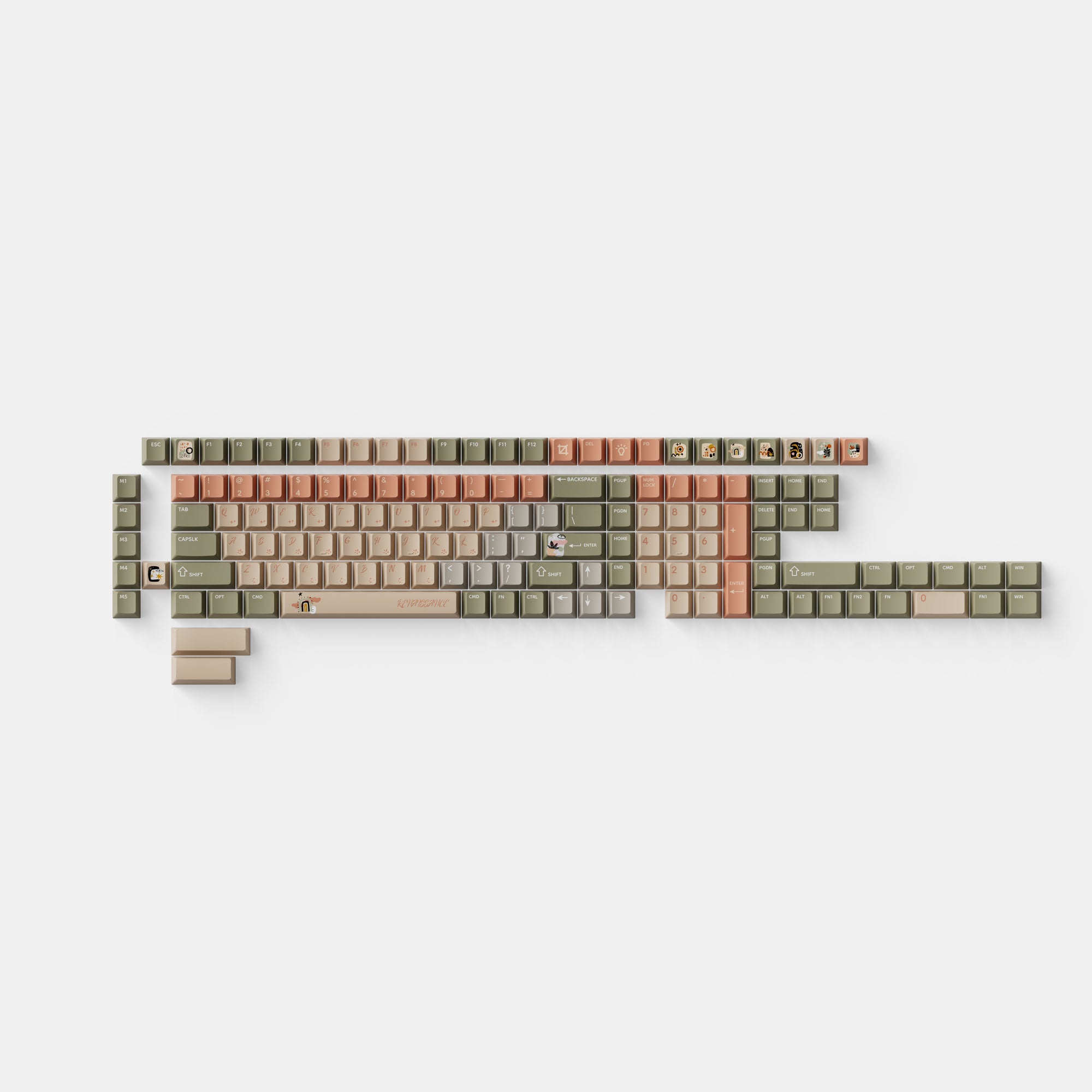 Renaissance - Cherry Profile Dye-Sub PBT Full Set Keycap Set