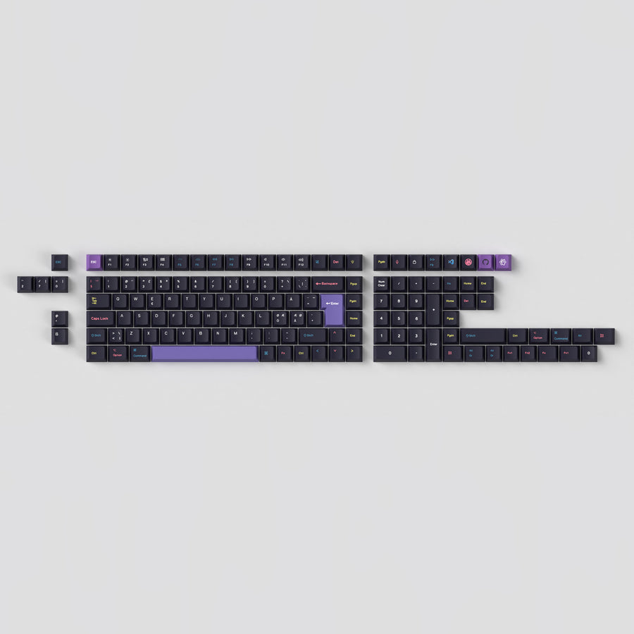 ISO Cherry Profile Dye-Sub PBT Full Set Keycap Set - Developer ...
