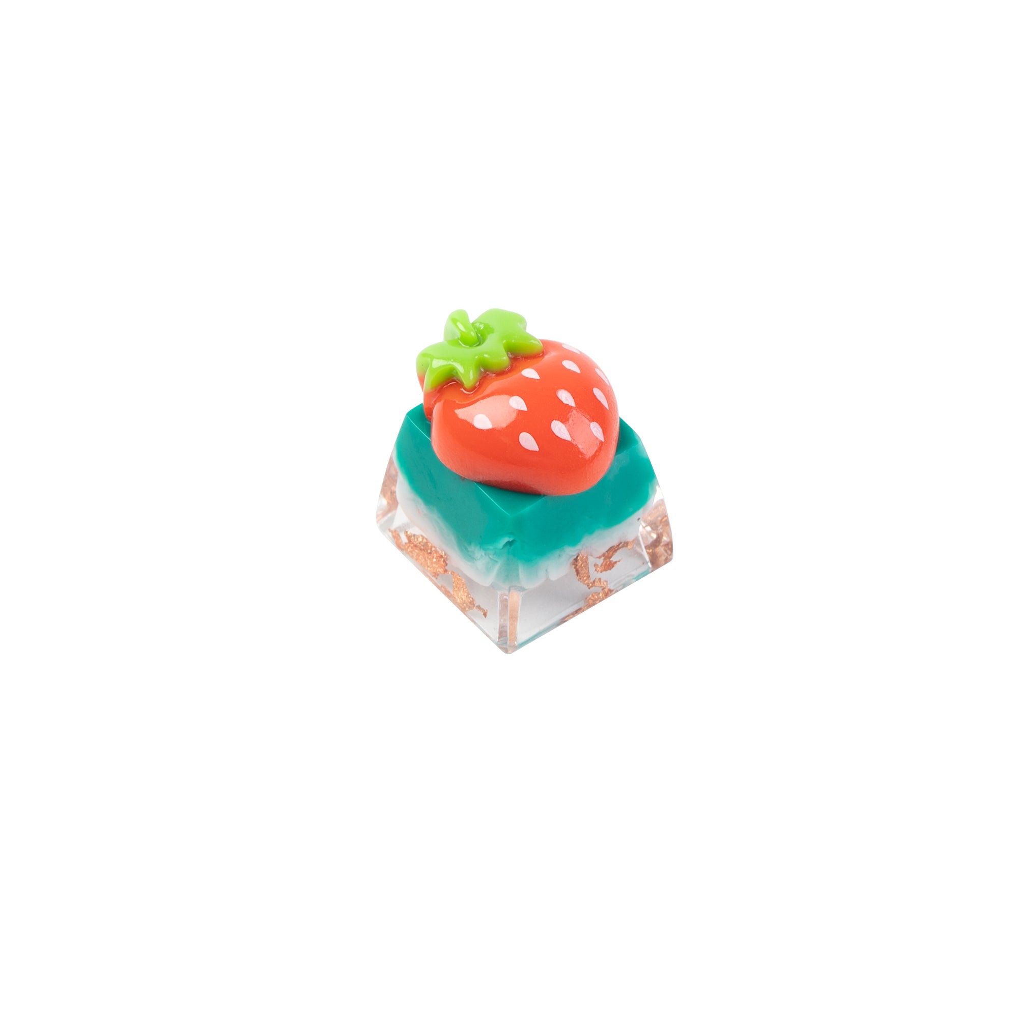 Cute Fruit Resin Artisan Keycap-Strawberry