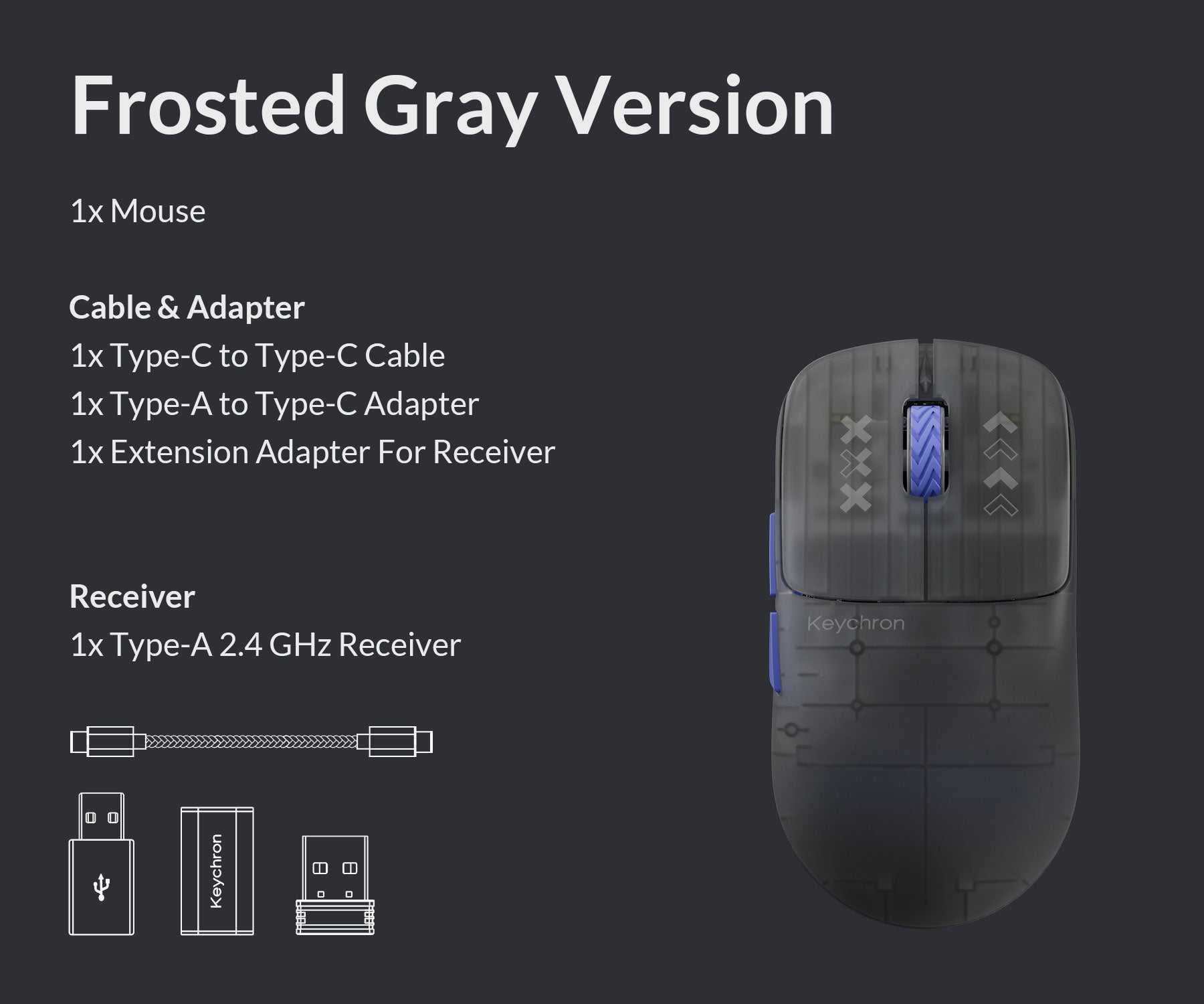 Conteúdo da caixa — Frosted Gray