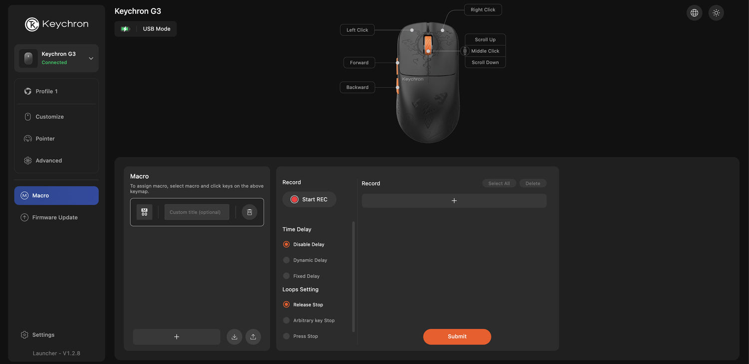 Launcher — Macro