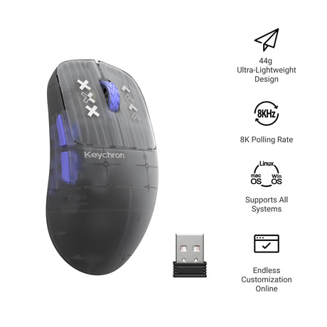 Keychron G3 Wireless Mouse Features