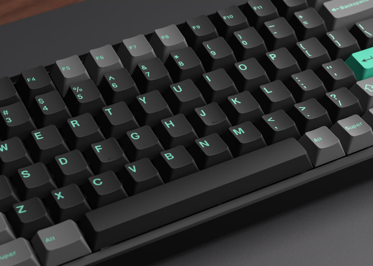 Hacker Mint keycaps ภาพถ่ายสินค้าจริง 3