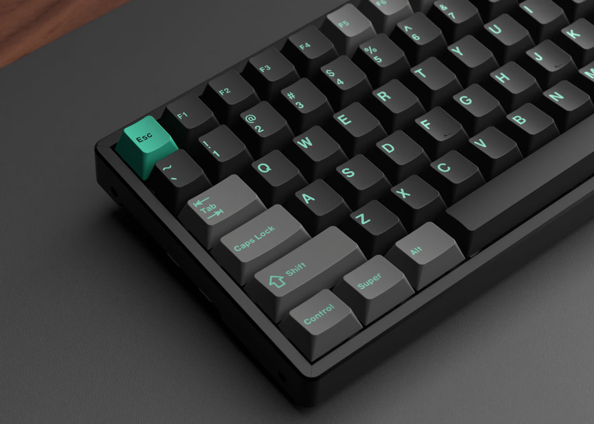 Hacker Mint keycaps ภาพถ่ายสินค้าจริง 1