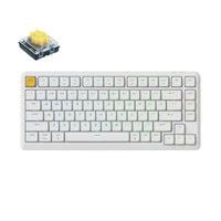 Keychron J1 Swappable RGB Backlight Banana Switch - White