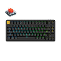 Keychron J1 Swappable RGB Backlight Red Switch - Black
