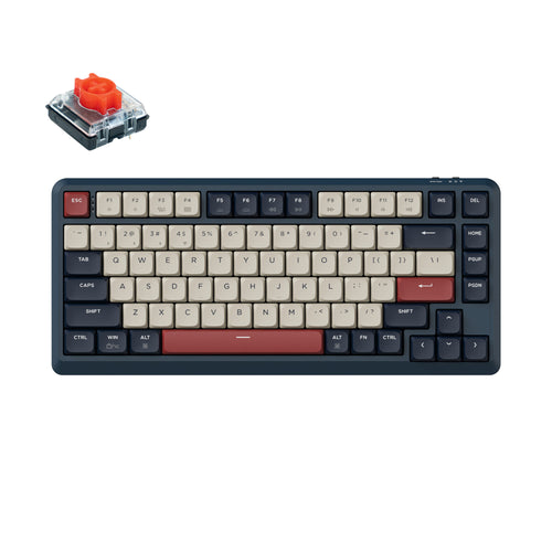 Keychron J1 Swappable RGB Backlight Red Switch - Dark Blue