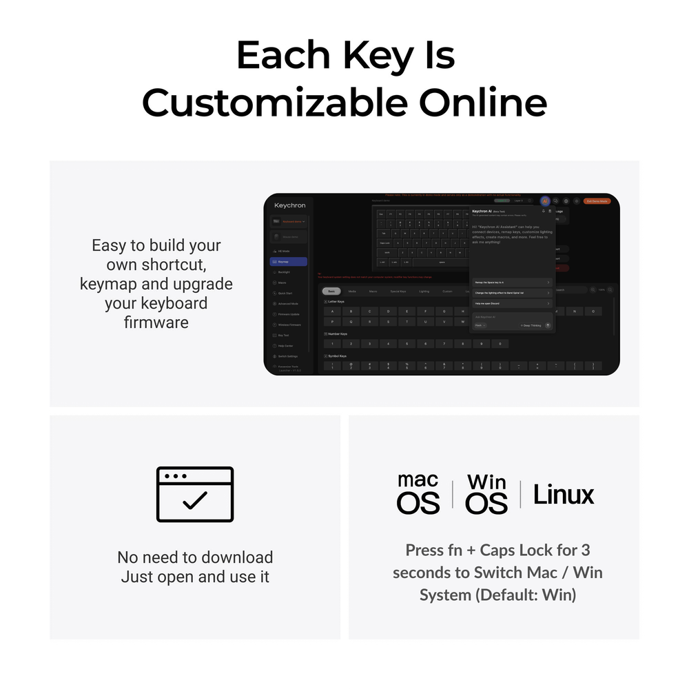 Keychron J10 Ultra 8K Wireless Custom Mechanical Keyboard