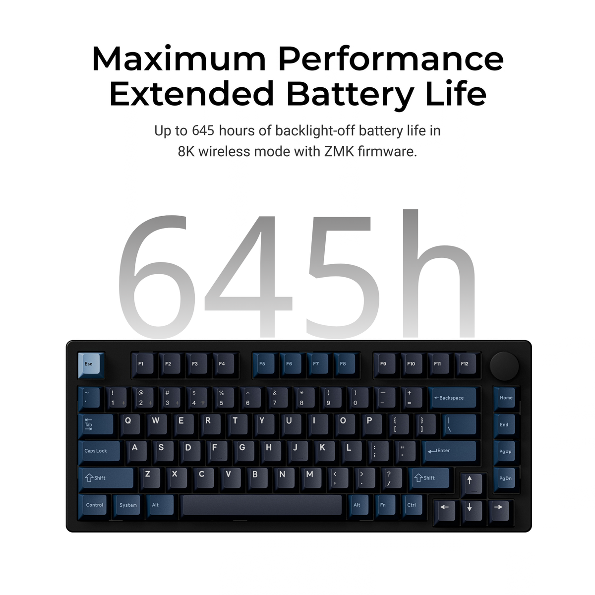 Keychron J10 Ultra 8K Wireless Custom Mechanical Keyboard