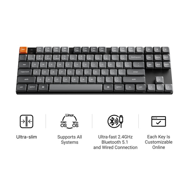 Keychron K1 Max ワイヤレスメカニカルキーボード K1-Max-Iconic-Features_grande.